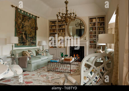 Georgian style living room Stock Photo