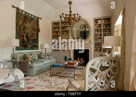 Georgian style living room Stock Photo