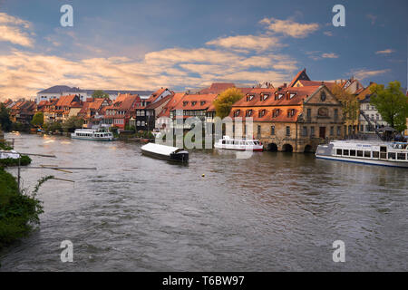 Historical Town of Bamberg, Bavaria, South Germany Stock Photo