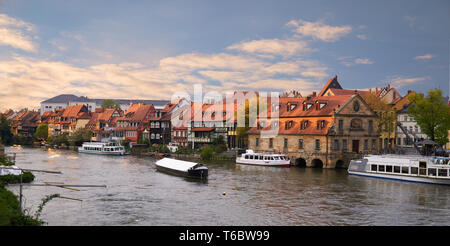 Historical Town of Bamberg, Bavaria, South Germany Stock Photo