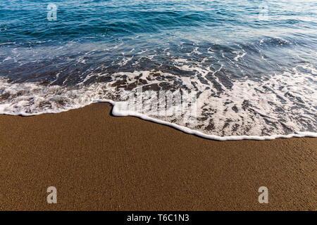 Beach water on the shore, Positano, Italy Stock Photo