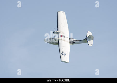 Catalina seaplane in World War II U.S. Navy colors Stock Photo