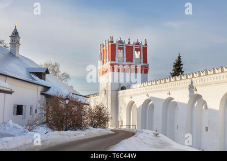 Tower of Novodevichy Convent, Moscow, Russia Stock Photo