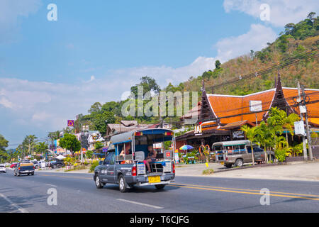 Phet Kasem Road, Khao Lak, Thailand Stock Photo