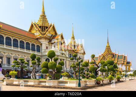 Chakri Maha Prasat in the Grand Palace in Bangkok Stock Photo