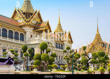 Chakri Maha Prasat in the Grand Palace in Bangkok Stock Photo