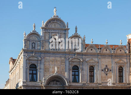 Campo di Santi Giovani e Paolo, Scuola Grande di San Marco, Venice, Veneto, Italy Stock Photo