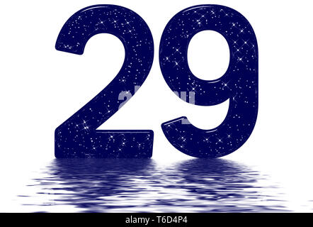 numeral-29-twenty-nine-star-
