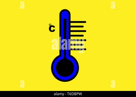 Thermometer icon , Vector illustration Stock Vector