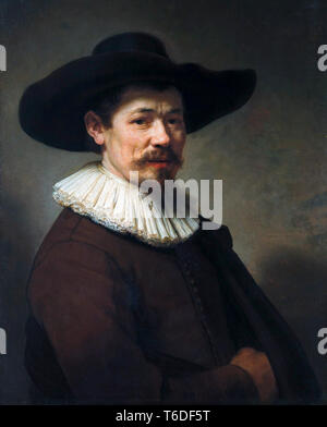 Herman Doomer (1595–1650), portrait painting by Rembrandt, 1640 Stock Photo