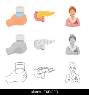 water,pancreas,nurse,drink,organ,doctor,dryness,anatomy,stethoscope,glass,diagram,assistant,hand,human,care,mineral,function,job,cold,medical,help,endocrine,hospital,weakness,patient,h2o,digestion,specialist,diet,treatment,healthcare,medicine,mellitus,diabetes,health,symptom,disease,set,vector,icon,illustration,isolated,collection,design,element,graphic,sign Vector Vectors , Stock Vector