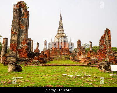 Ayutthaya former capital of the Kingdom of Siam Stock Photo