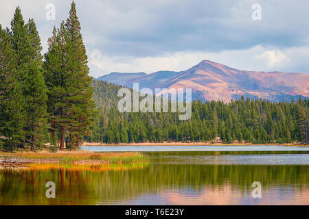 Dog Lake in Yosemite National Park. California. USA Stock Photo