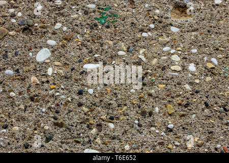Rome Italy. Useful background for all occasions. Present the typical perforations of stone and small stones. Stock Photo