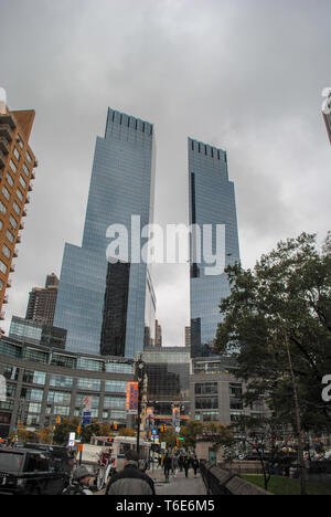 View upwards in the city Stock Photo