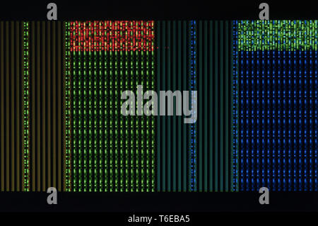 Pixel pattern of a digital glitch Stock Photo
