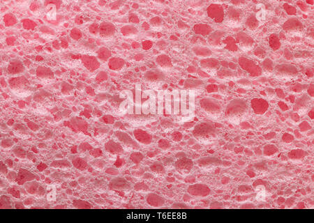 pink sponge texture background Stock Photo
