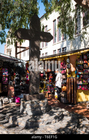 Popular Olvera Street in Los Angeles, California, USA Stock Photo