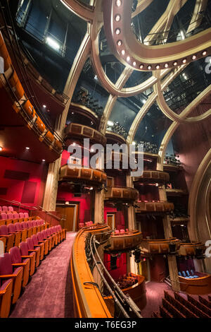 Inside the famous Dolby Theatre in Hollywood Boulevard, Los Angeles, California, USA Stock Photo