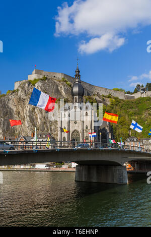 Village Dinant in Belgium Stock Photo