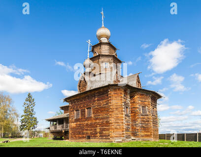 Museum of wooden architecture in Suzdal Stock Photo