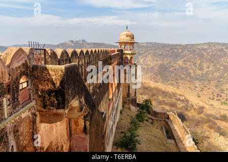 Jaigarh Fort in Amber. Jaipur Rajasthan. India Stock Photo