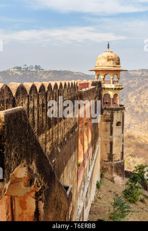 Jaigarh Fort in Amber. Jaipur Rajasthan. India Stock Photo