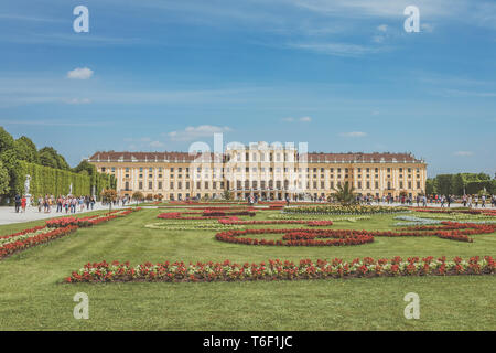 Schonbrunn Palace in Vienna Stock Photo