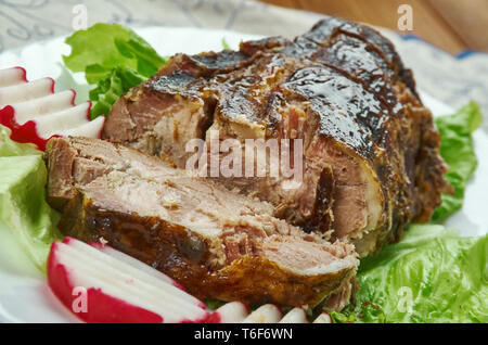 Jamaican Jerk Spare Ribs Stock Photo