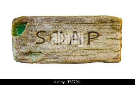 Isolated Vintage Soap Stock Photo