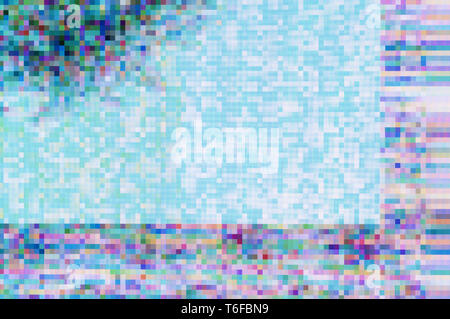 Abstract background of a digital glitch. Stock Photo