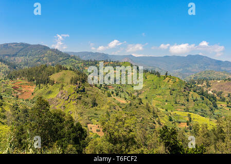 Landscape in the Central Province Sri Lanka Stock Photo