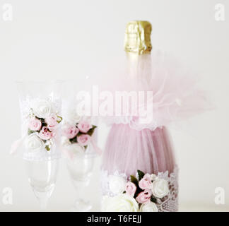 Glasses of champagne Stock Photo