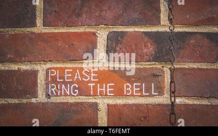 Sign on the wall Stock Photo