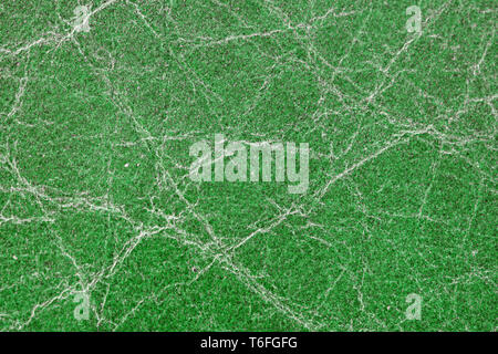 Green leather texture background Stock Photo