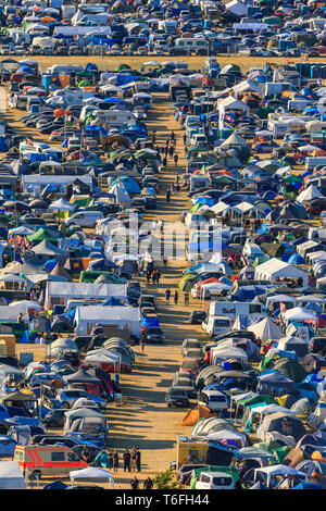 The Rockharz Festival on the Airport Ausmusstedt, Saxony-Anhalt, Germany  Stock Photo - Alamy