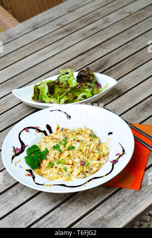 Cheese spaetzle Stock Photo