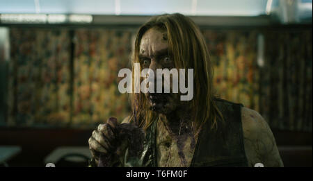 RELEASE DATE: June 14, 2019 TITLE: The Dead Don't Die STUDIO: Focus Features DIRECTOR: Jim Jarmusch PLOT: The peaceful town of Centerville finds itself battling a zombie horde as the dead start rising from their graves. STARRING: IGGY POP as Male Coffee Zombie.(Credit Image: © Focus Features/Entertainment Pictures) Stock Photo
