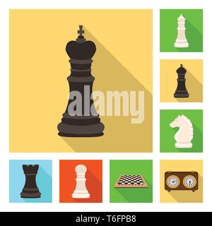 Chessmen, chess set, realistic drawing. Figurines for intellectual game,  piece pawn, king, queen, bishop, knight, rook, with signed figure names  isola Stock Vector Image & Art - Alamy