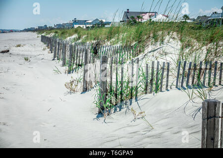 folly beach charleston south carolina on atlantic ocean Stock Photo