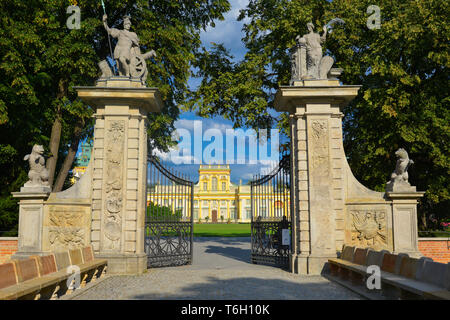 Beautiful Royal Wilanow Palace in Warsaw, Poland Stock Photo