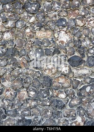Beautiful stylish stone wall in the old style, textured background Stock Photo