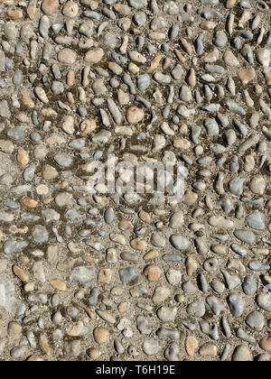 Stone flooring with old natural stone, texture background Stock Photo
