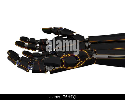 3D rendering robotic hand Stock Photo