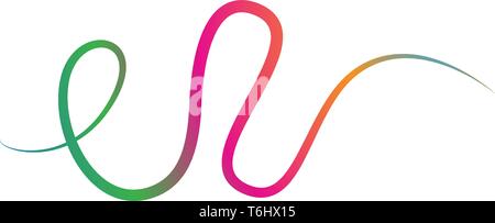 sound wave ilustration logo vector icon template Stock Vector