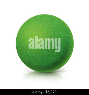 ECO Green ball on white background Stock Photo