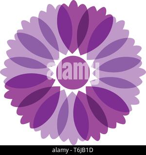 Jasmine flower icon illustration design logo template Stock Vector