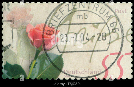Postage stamp from the Federal Republic of Germany in the Greeting Stamps series issued in 2003 Stock Photo