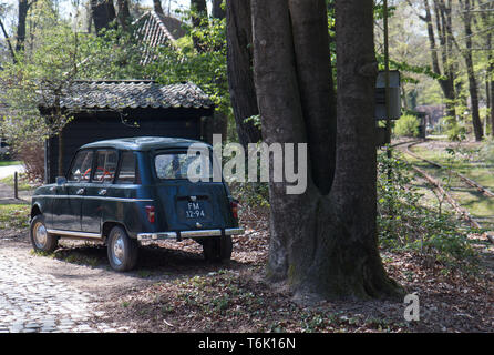 Open Air Museum Vintage cars - renault - DAF 33 Stock Photo