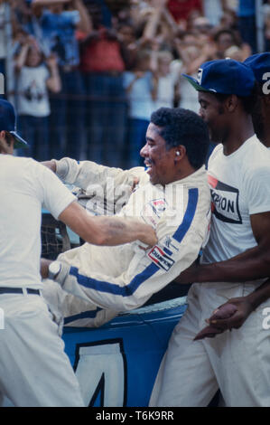 Comedian Actor Richard Pryor On The Set Of A Feature Length Movie Titled Greased Lightning The